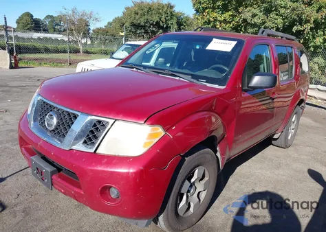 2008 Nissan Pathfinder S from USA, damaged, VIN 5N1AR18B98C641952